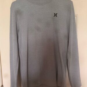 Hurley Light Gray Long Sleeve Shirt